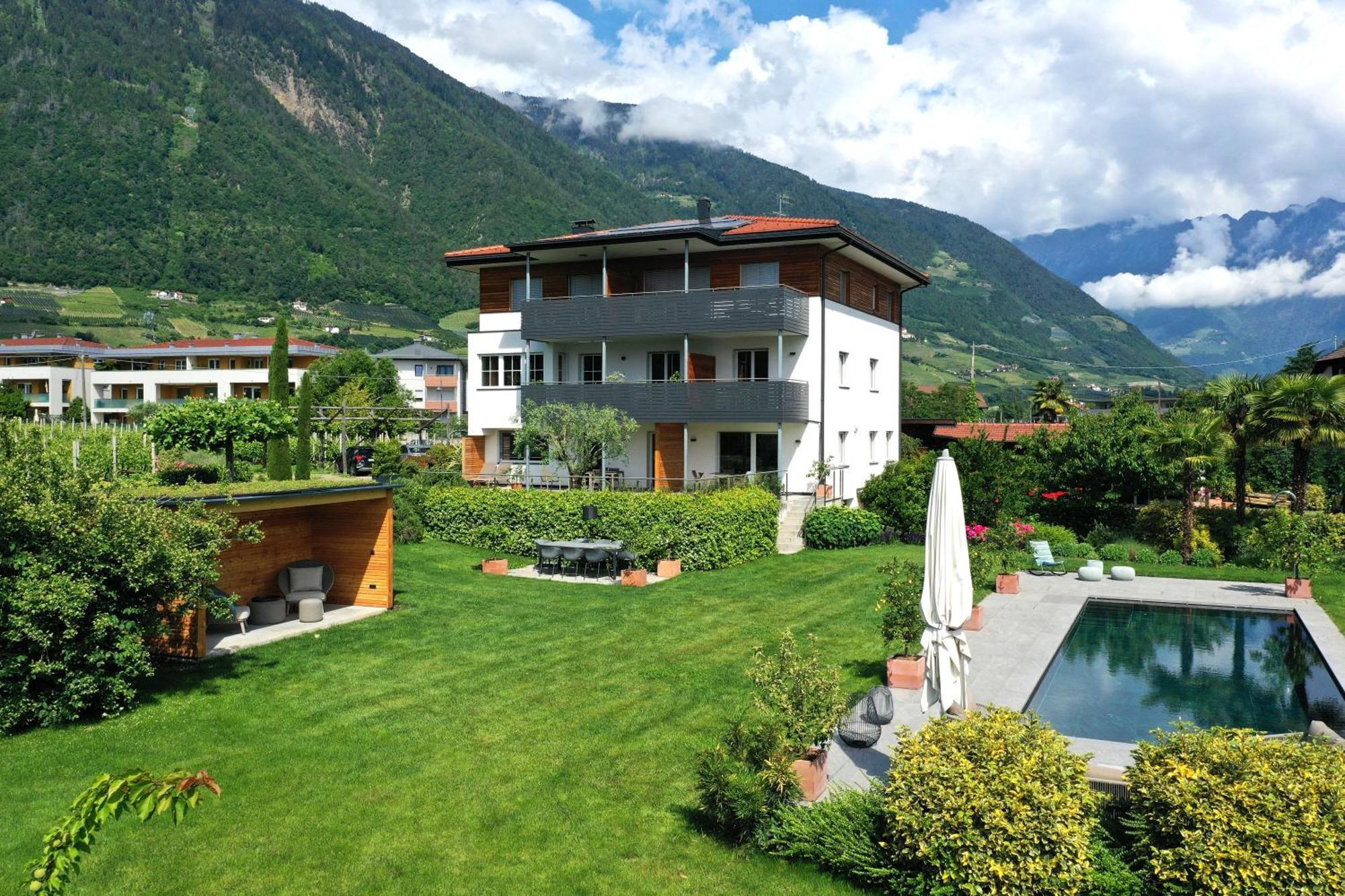 Haus Wiesenstein Lana Exteriör bild